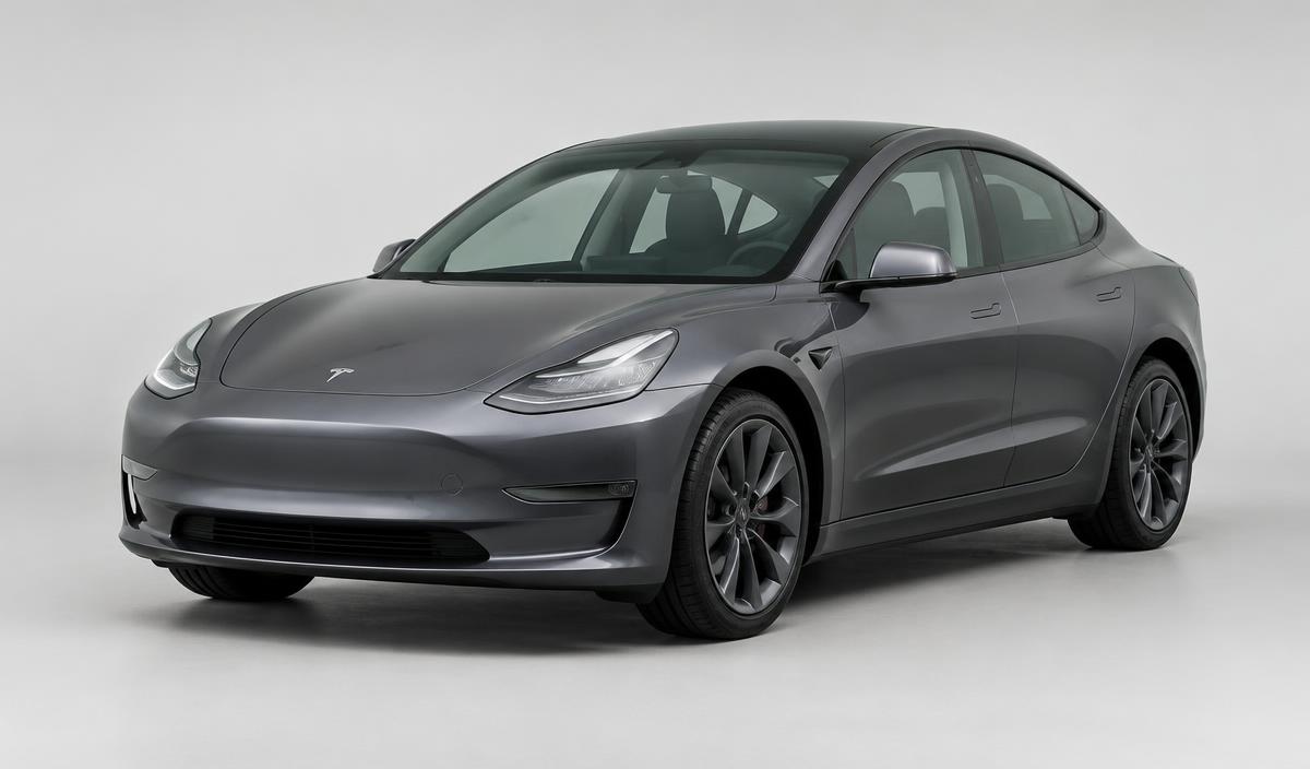 Tesla grise sans zones colorées : kit personnalisé sur mesure